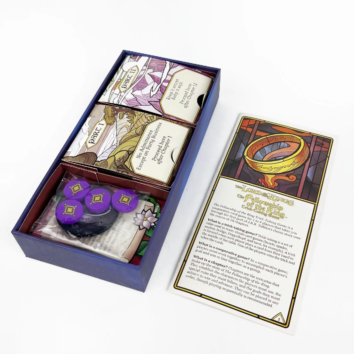 زمالة الخاتم: لعبة الخدعة | لعبة البطاقة التعاونية | الأعمار 14+ | 1-4 لاعبين | 20+ دقيقة وقت اللعب #4