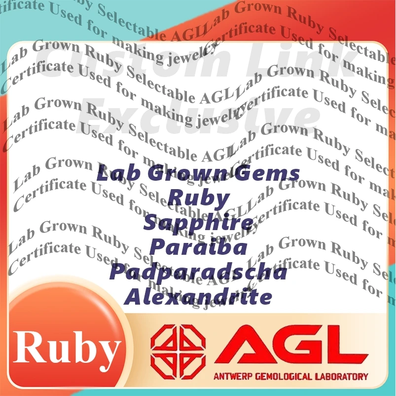 

DZ-Lab Grown Gems Custom Link Exclusive Ruby, Sapphire, Paraiba, Padparadscha, Alexandrite Large Sizes Selectable Certificate