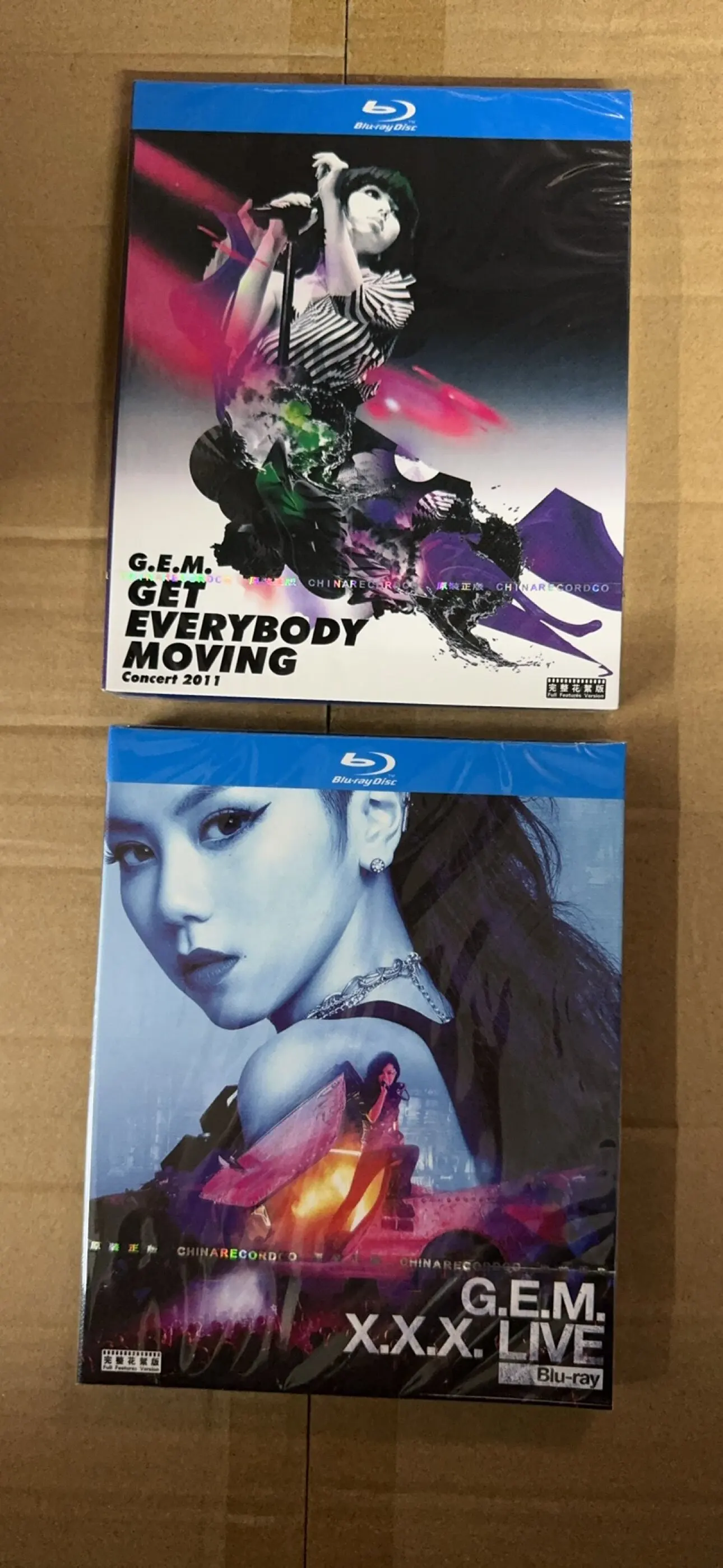 

Музыкальный Blu-ray диск в коробке GEM XXX LIVE + Концерт в Гонконгском Колизее, версия высокого разрешения