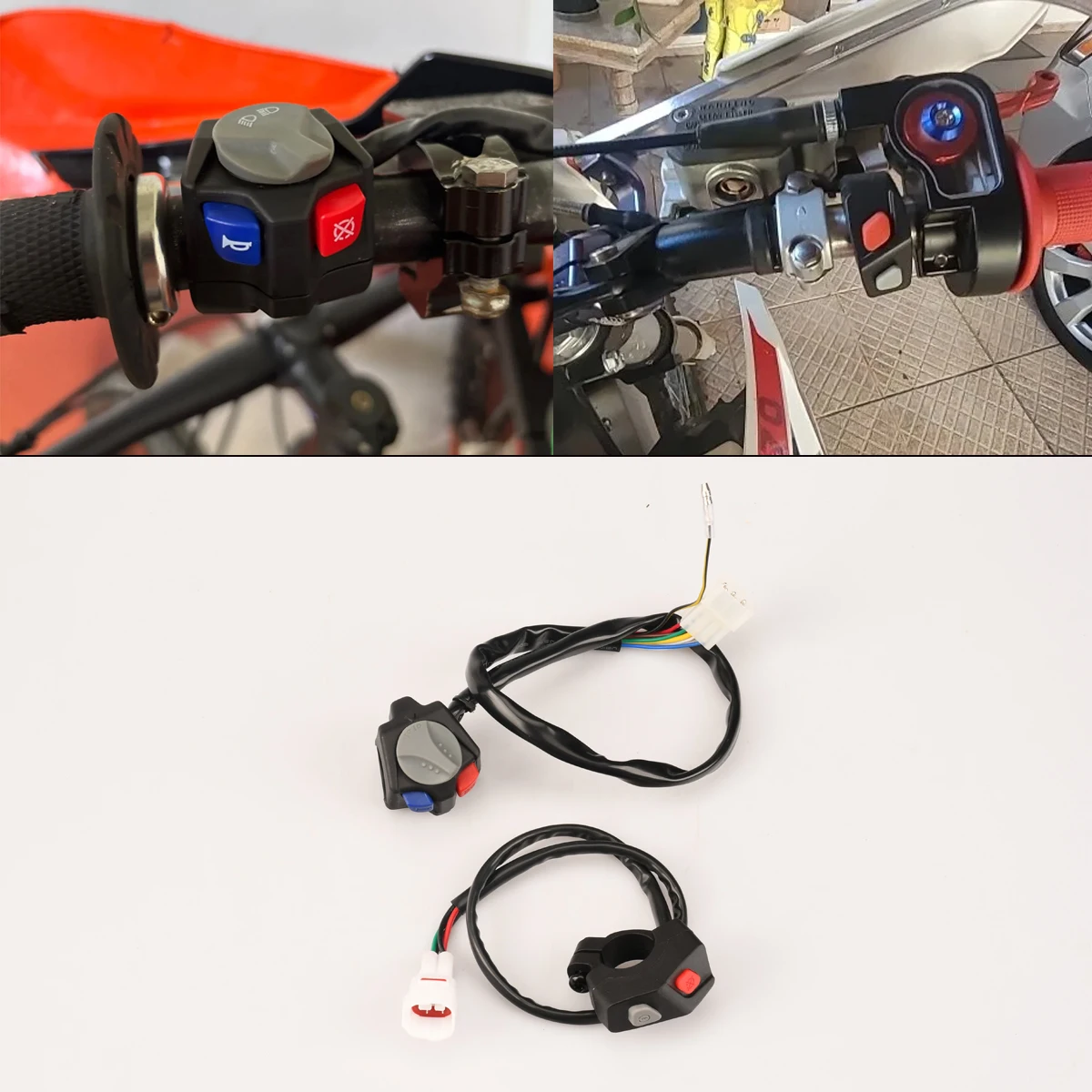 

Motorcycle Headlight Horn Kill Start Switch For KTM 125 150 200 250 350 450 500 EXC XC XCW EXCF SX SXF For Husqvarna TE FE TX FX