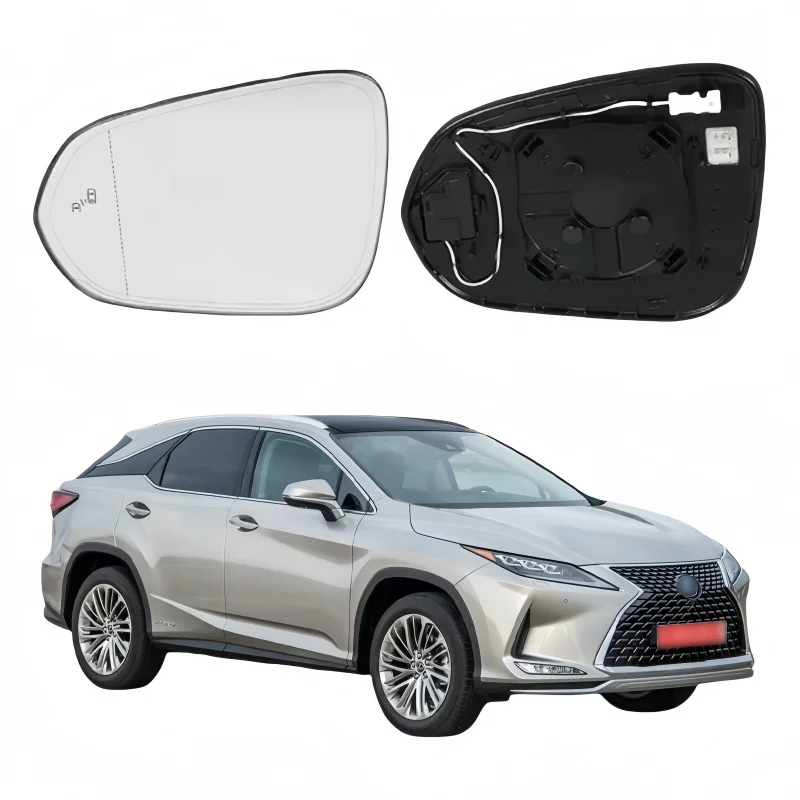 

For Lexus NX NX200 NX300 2015-2022 Auto Side Mirror Lens Rearview Reflective Lenses Glass with Heating Blind Spot Car Mirrors