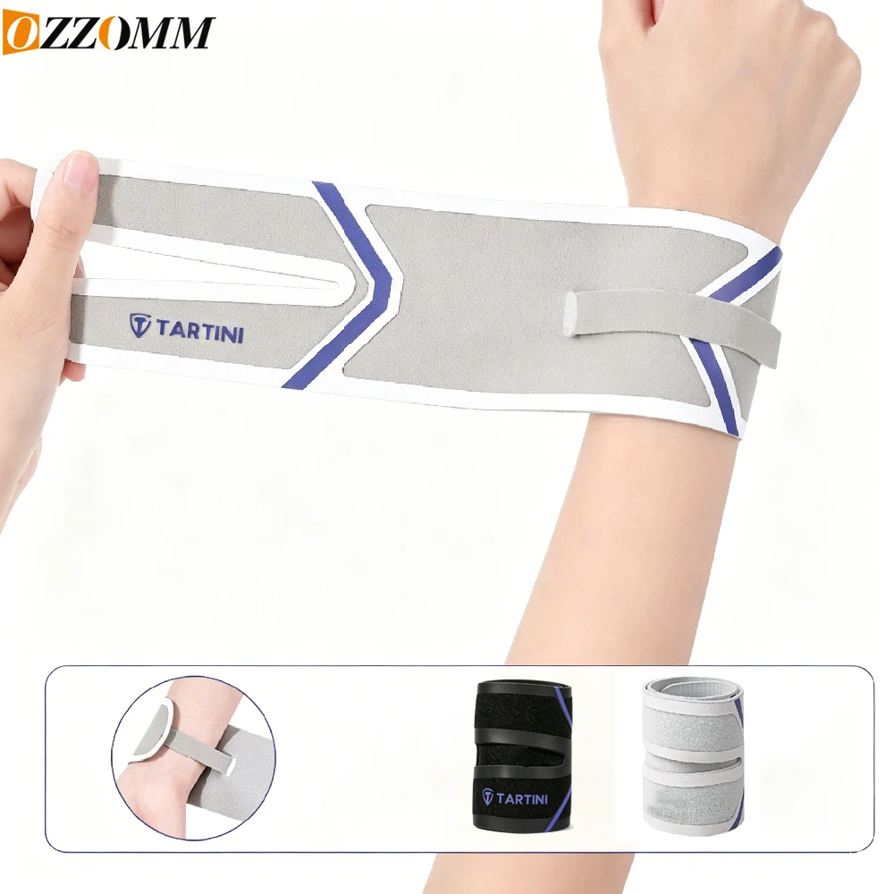 1PCS Wrist Brace, Adjustable Compression Support for TFCC Tendonitis Pain, Reversible Wrap for Tennis Badminton Both Hands