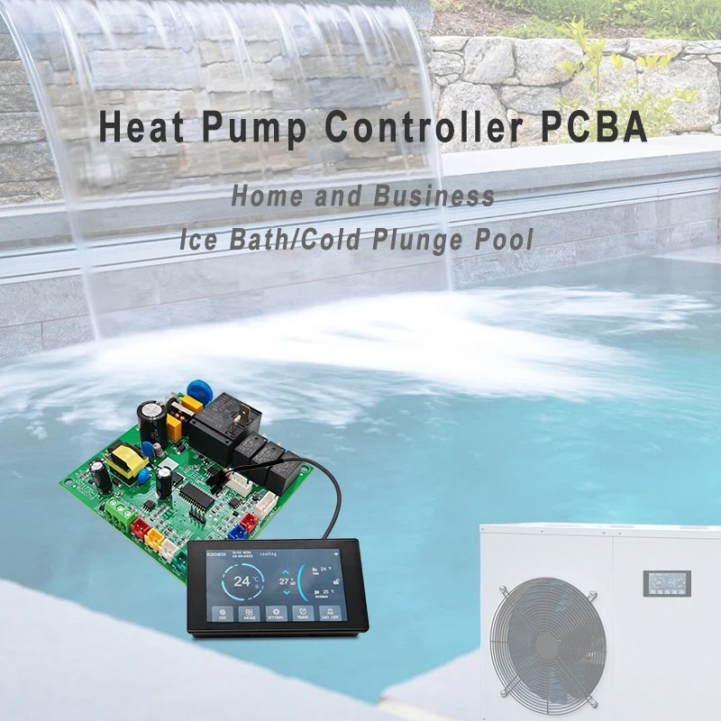 Air Source Heat Pump Pcba Assembly Manufacturer Heat Pump Controller for Ice Bath Cold Plunge Pool