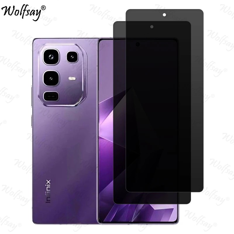 Glass For Infinix Note 50 Pro Plus Privacy Screen Protector Infinix Note 50 Pro Plus Glass For Infinix Note 50 Pro Plus Glass