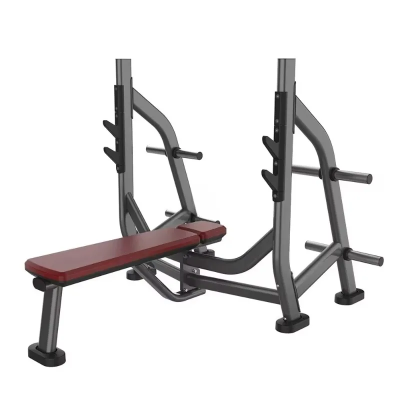 

Коммерческая стальная складная скамья для жима лежа Smith Machine, регулируемая скамья для поднятия тяжестей, 100 кг