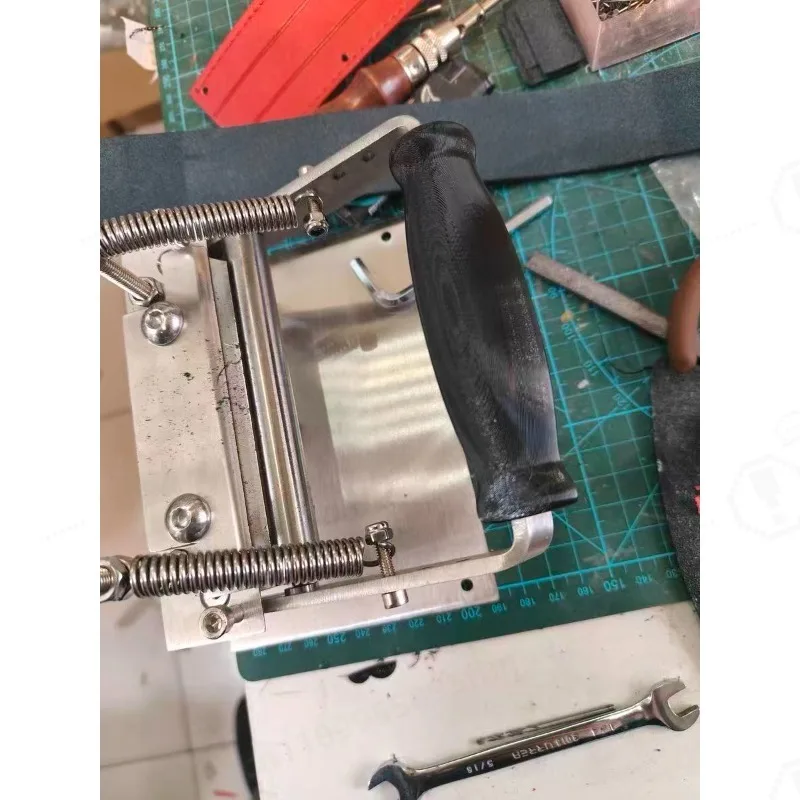 Manual Leather Skiving Splitting Thinning Shovel Machine for Vegetable Tanned Leather DIY Leather Craft