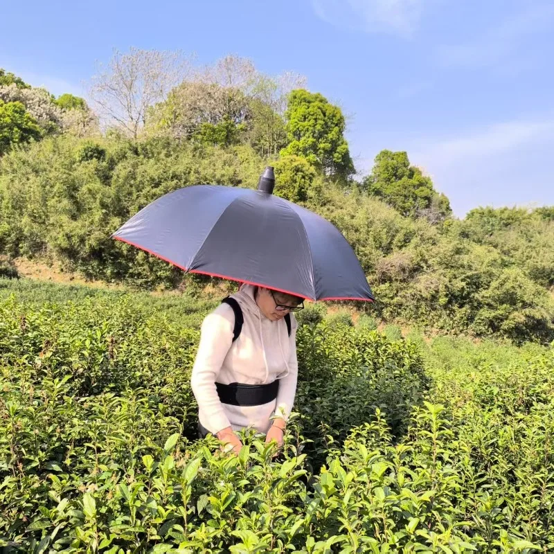 Breathable Hands Free Umbrella Wearable Outdoor Sun Shield Angling Tea Picking Fishing Umbrella Wearable Outdoor Sun Protection