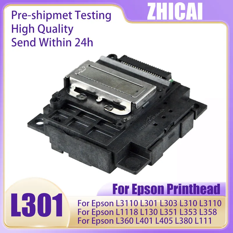 Compatible Printhead L301 Print Head for Epson L3110 L301 L303 L310 L3110 L111 L1118 L130 L351 L353 L358 L360 L401 L405 L380