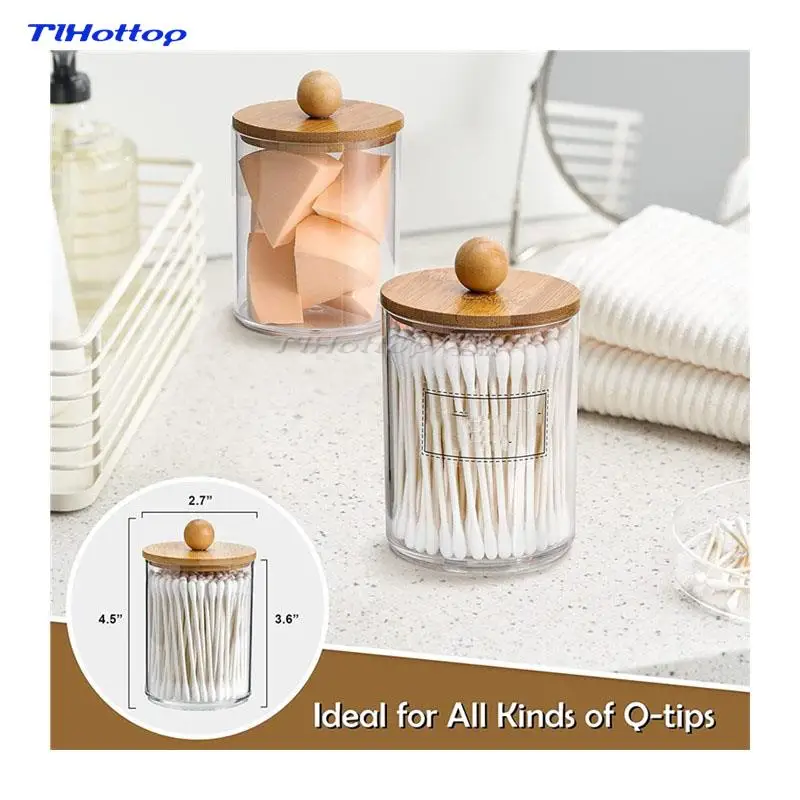 Cotton Swabs Receive A Box Of Portable Circular Make Up Cotton Powder Puff Receive Box With Makeup Cotton Box