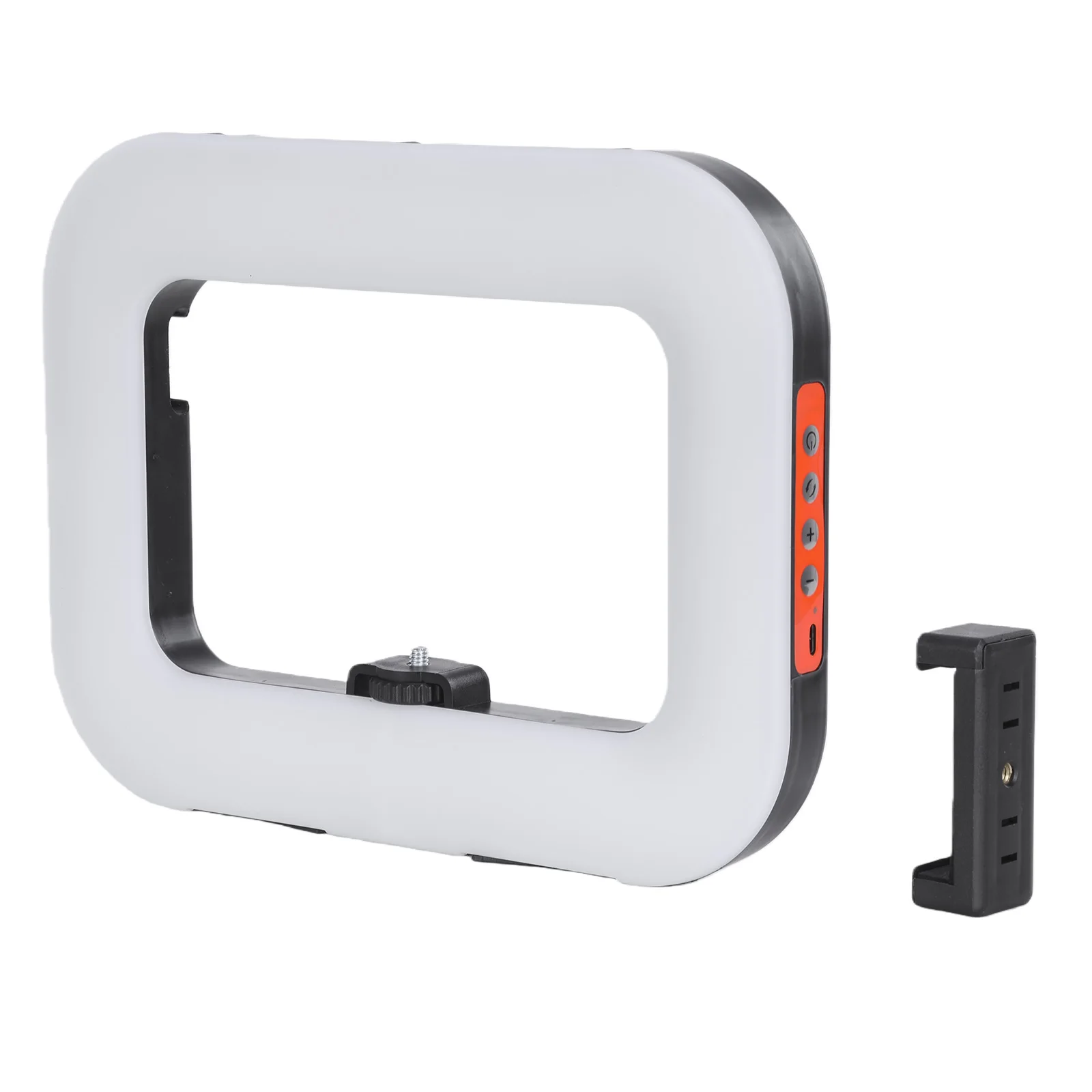 Portable Square Fill Light Multi-Purpose Charging Photography Light Adjustable Bicolor Photography Fill Lamp for Live Broadcast