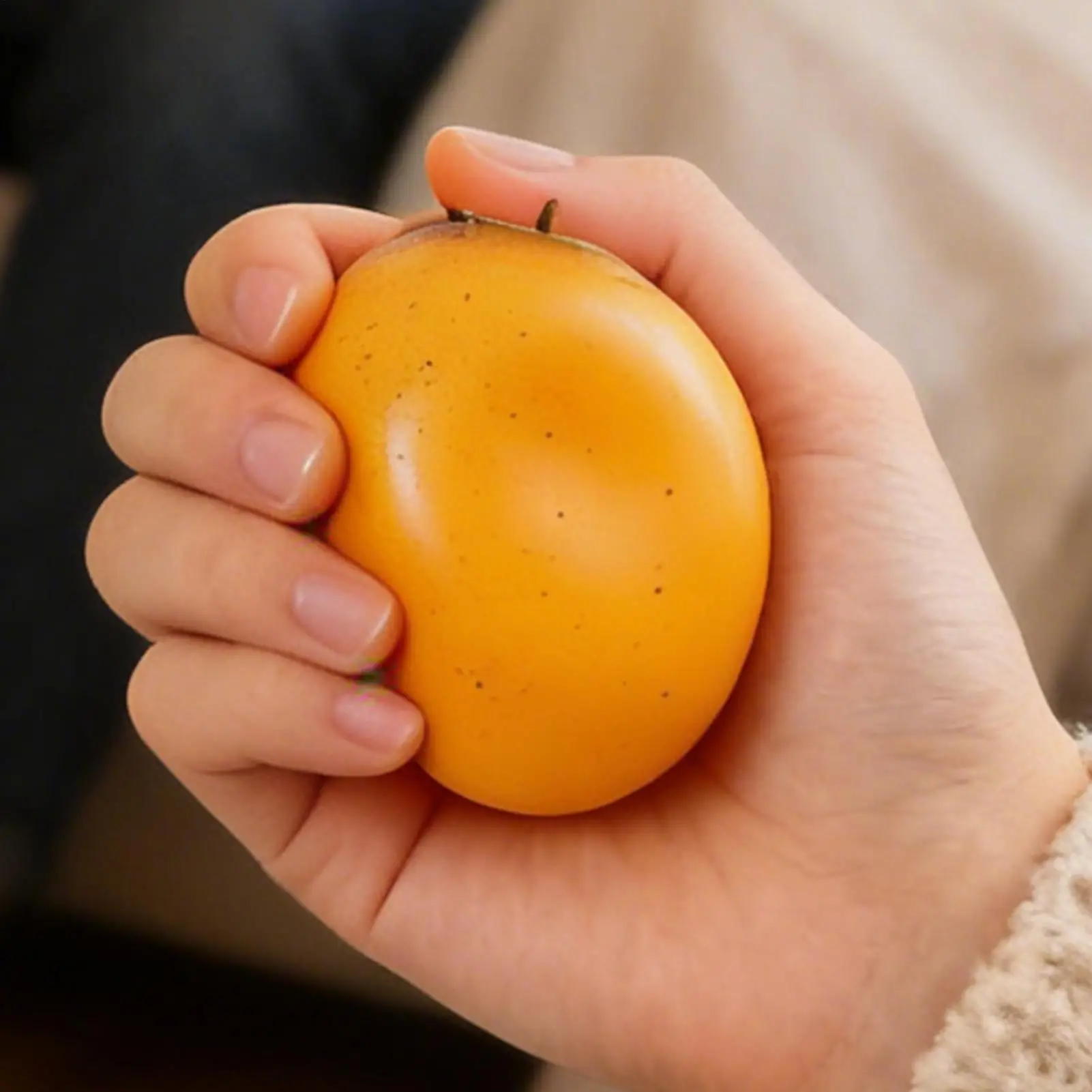 Mango Fidget Stress Ball Slow Rising Mango Squeezing Toys Simulation Fruit Kneading Fidget For Kids Home Office School Study