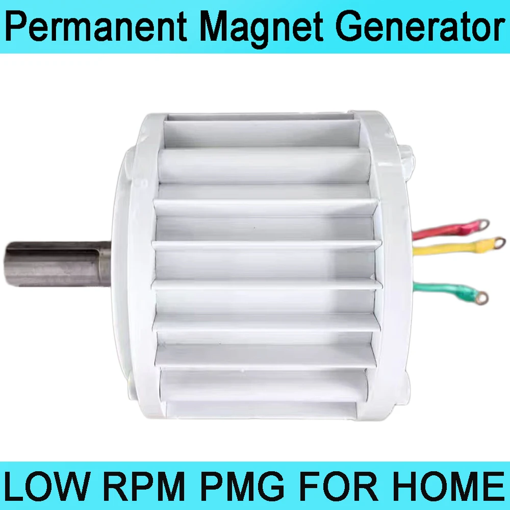 PMG 10000W 8000W Permanent Magnet Generator Low RPM 8KW 10KW 12V 24V 48V Electric Motor Alternator Dynamo For Wind Water Turbine