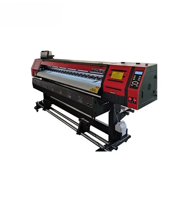 Ecological Solvent Print Head Digital Inkjet Poster Printer For Vinyl Flexible Banner Tarp Professional Poster Printing Machine