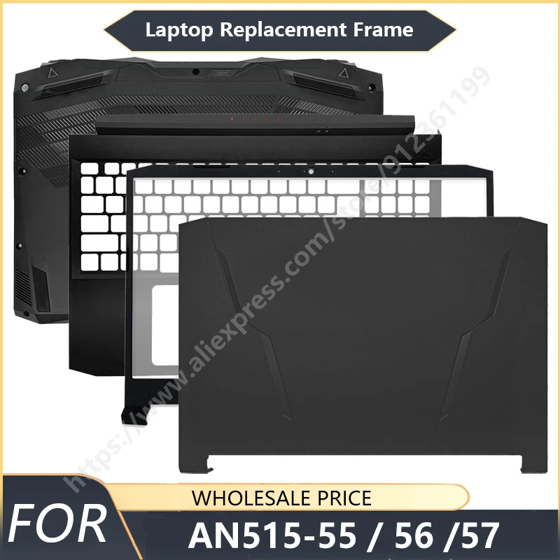 NEW For AN515-56 AN515-55 AN515-57 N20C1 Laptop LCD Back Cover Front Bezel Palmrest Bottom Case Hinge Laptop Frames