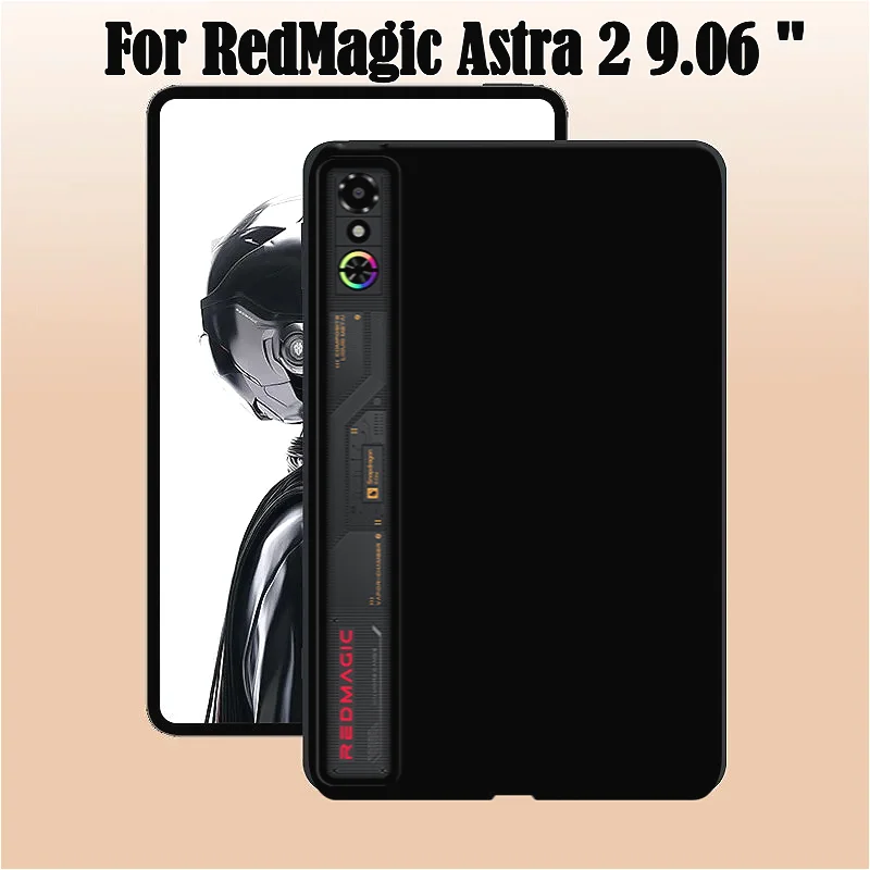 2026 Soft TPU Black Clear Tablet Case for Nubia RedMagic Astra 2 Gaming Tablet 5 3 Pro 9.06 Silicone Shockproof Protective Cover