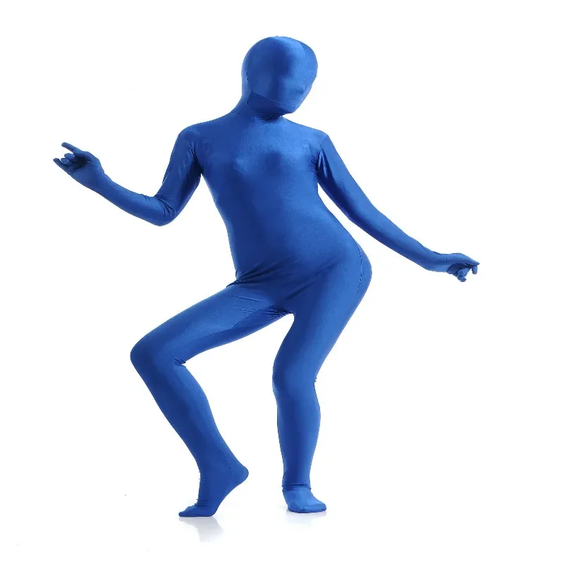 Traje Zentai de cuerpo completo para adultos personalizado para Halloween mujeres trajes ajustados de segunda piel traje de LICRA disfraces de Cosplay