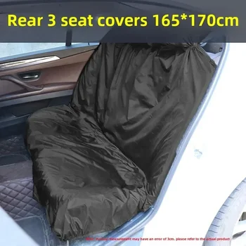 Car Seat Cover for Front Rear Seats Waterproof Antifouling Dust Covers for Steering Wheel Trunk Mat - Image 5