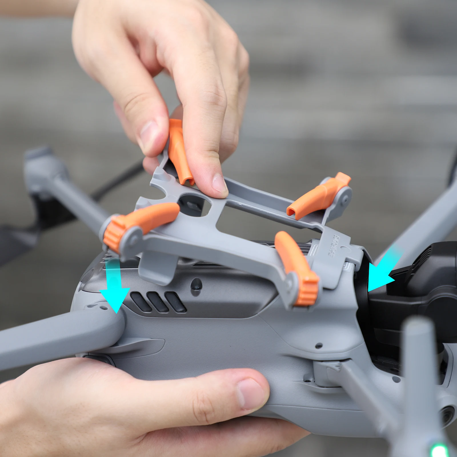 لملحقات معدات الهبوط DJI Air 3، دعامة حماية معدات الهبوط بدون طيار قابلة للطي #6