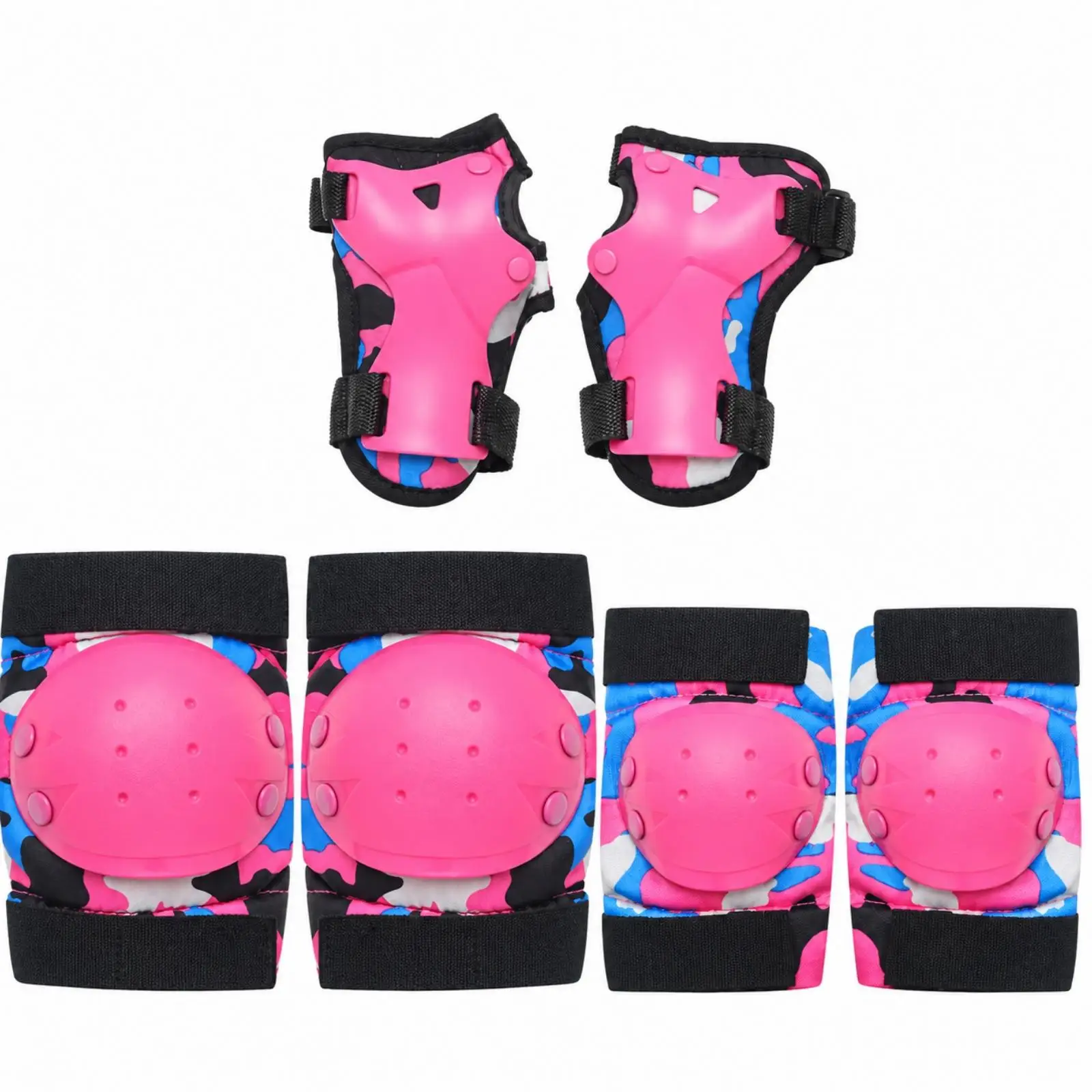 Kids Knee Protector Pads for Skating Roller Blading Cycling with Hard Shell and Soft Padding