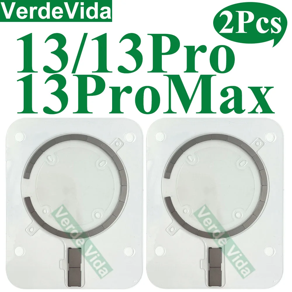 2 pçs sem fio nfc carregamento ímã magsafe para iphone 13 pro max 15 16 14 plus 12 mini nfc magnético magsafe ímã círculo anel