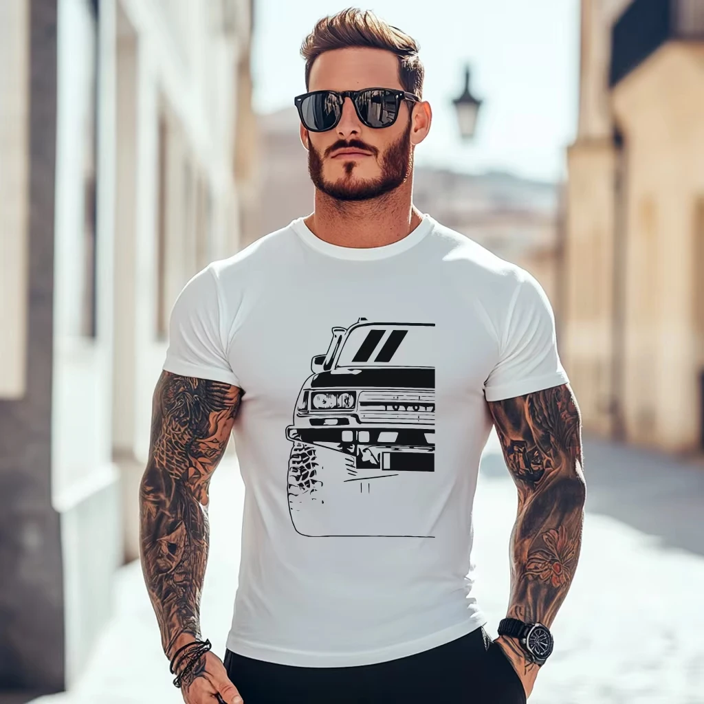 

Новая футболка Landcruiser-80 Series - Classic Car Art, индивидуальные футболки, одежда в стиле аниме, простые черные футболки, мужская одежда, футболка-топ