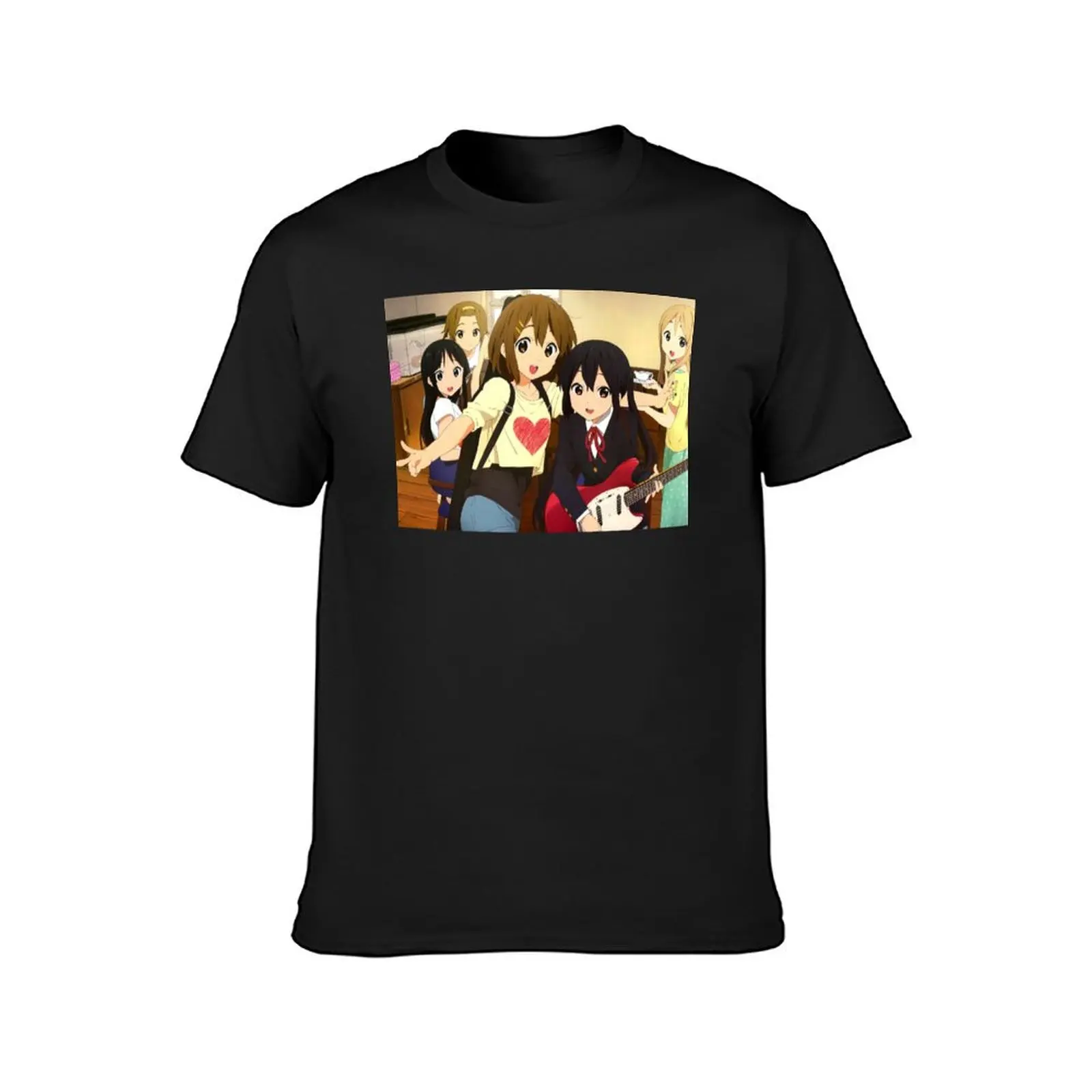 K-On! - Group T-Shirt blanks korean fashion t shirts for men cotton