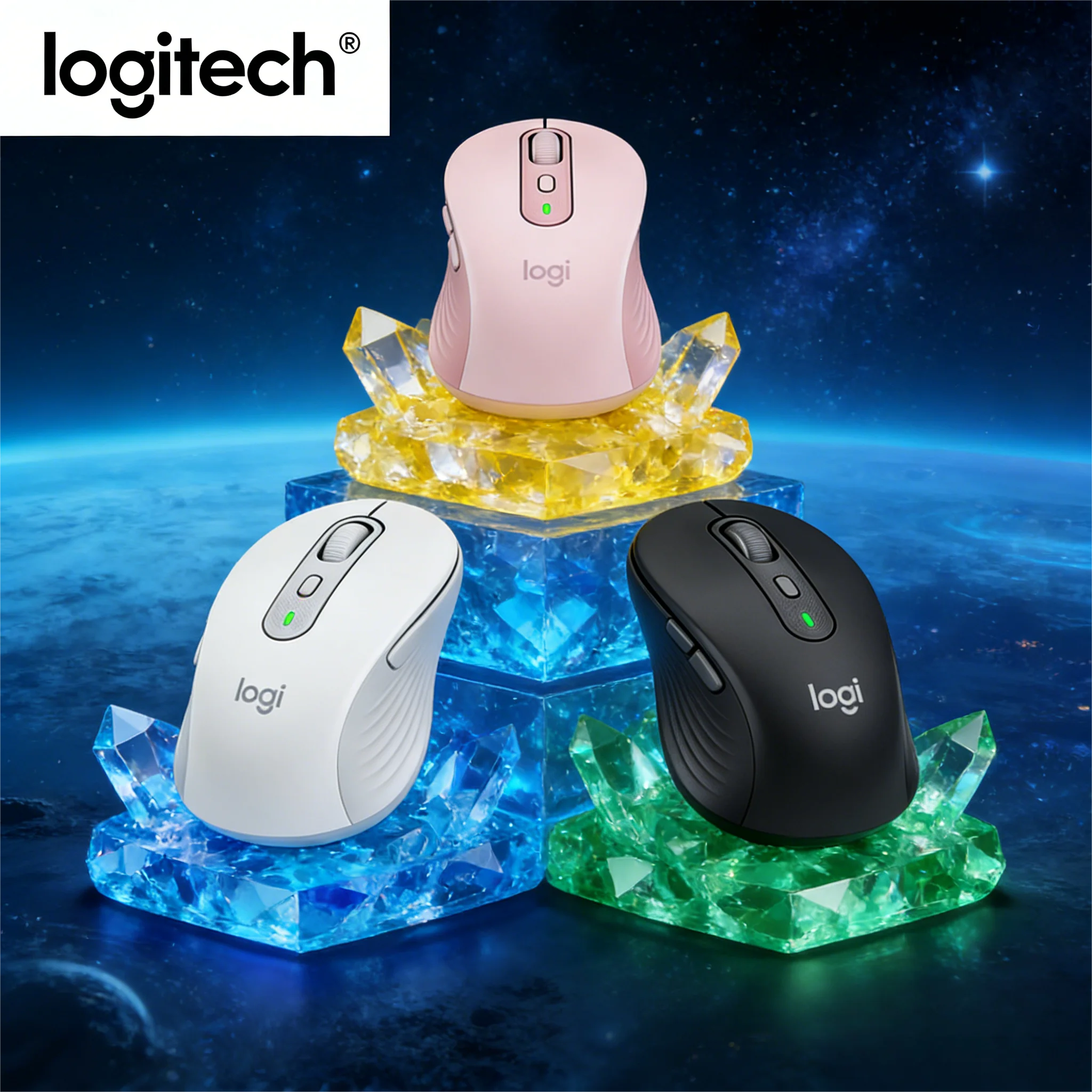 

Двухрежимная эффективная мышь Logitech M750, беспроводная связь Bluetooth, бесшумная передача через плечо для офиса