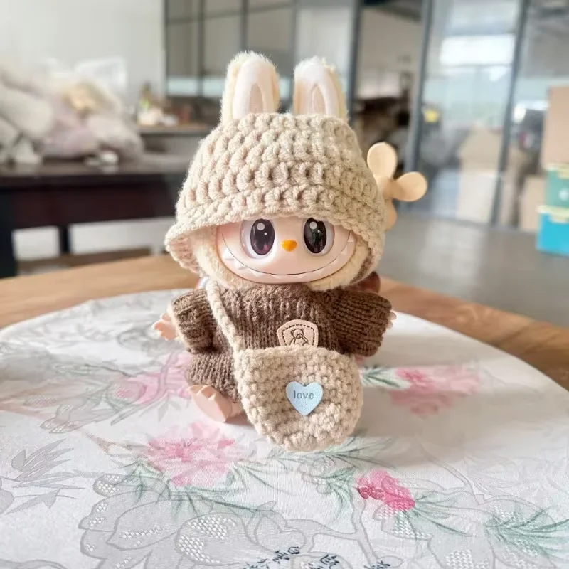 

LABUBU V3 Baby Clothes, Doll Cute New Year Set Diy Accessories, Christmas Gifts,Popmart Bubble Mart Doll Accessories