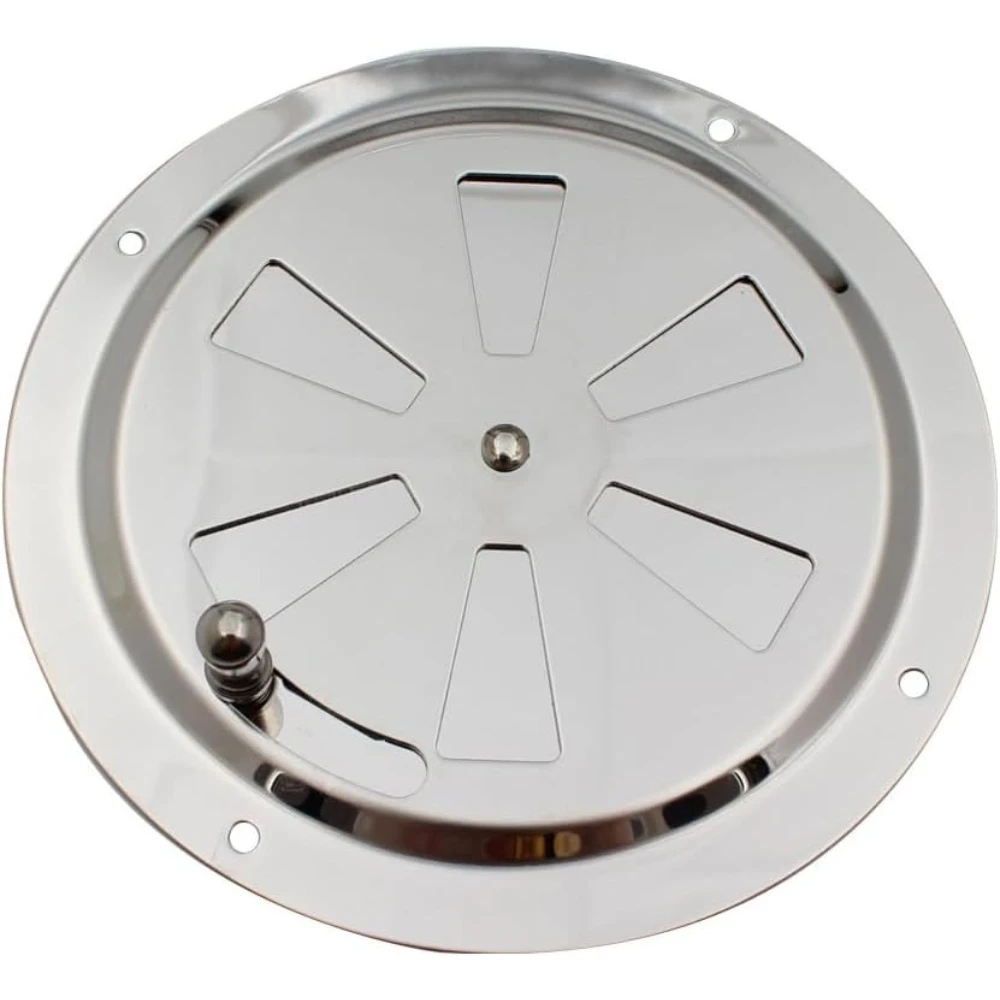 Air Outlet Vents Round Manual Opening and Closing Wall Air Soffit Vents Flat Ducting Air Ventilation Outlet Hood for House Flat