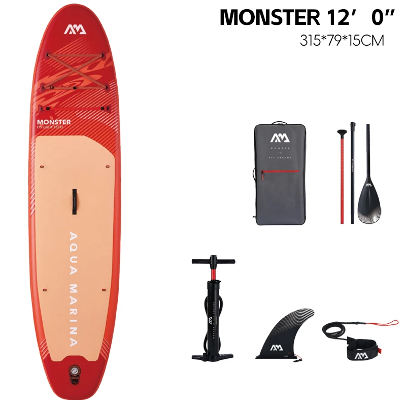 

Новинка 2023 года: надувная доска для серфинга AQUA MARINA 366*86*15 см, модель MONSTER ATLAS, для водных видов спорта, SUP-борд, надувная лодка, плот для плавания.