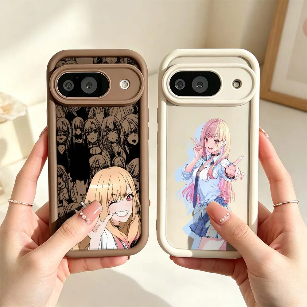 Cute Marin Kitagawa Gift For Google Pixel 10 9 8 7 8A 9A Pro XL Soft Eye Ladder Phone Case