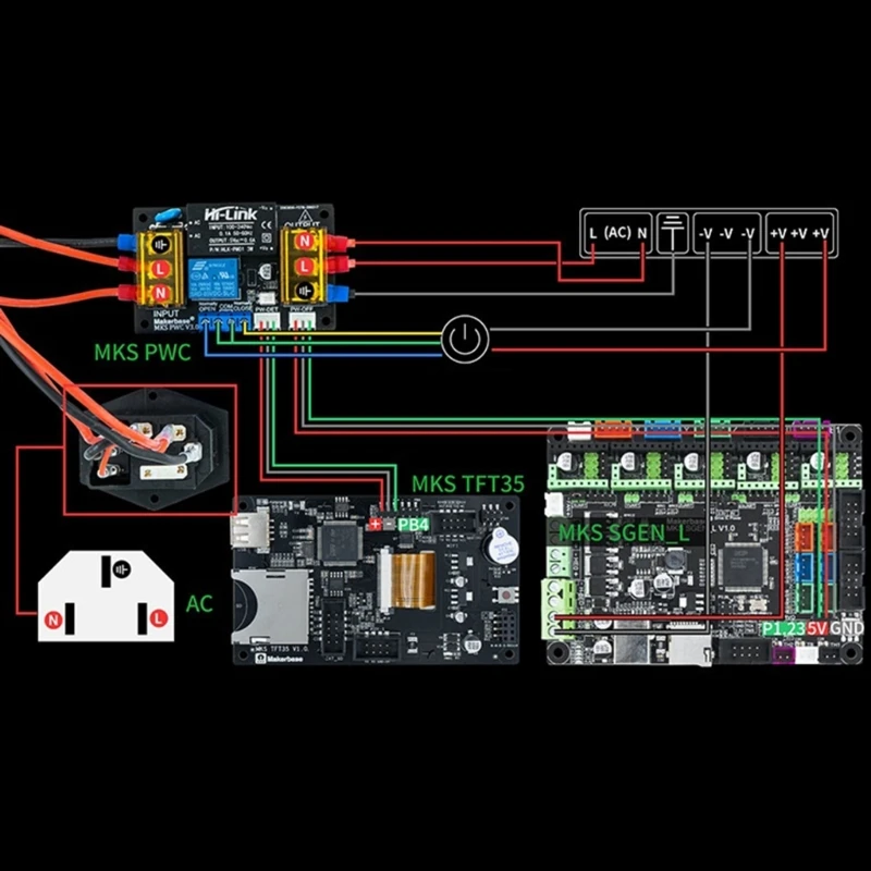 PWC Automatic Shutdown Module Intelligent Control Chip Off