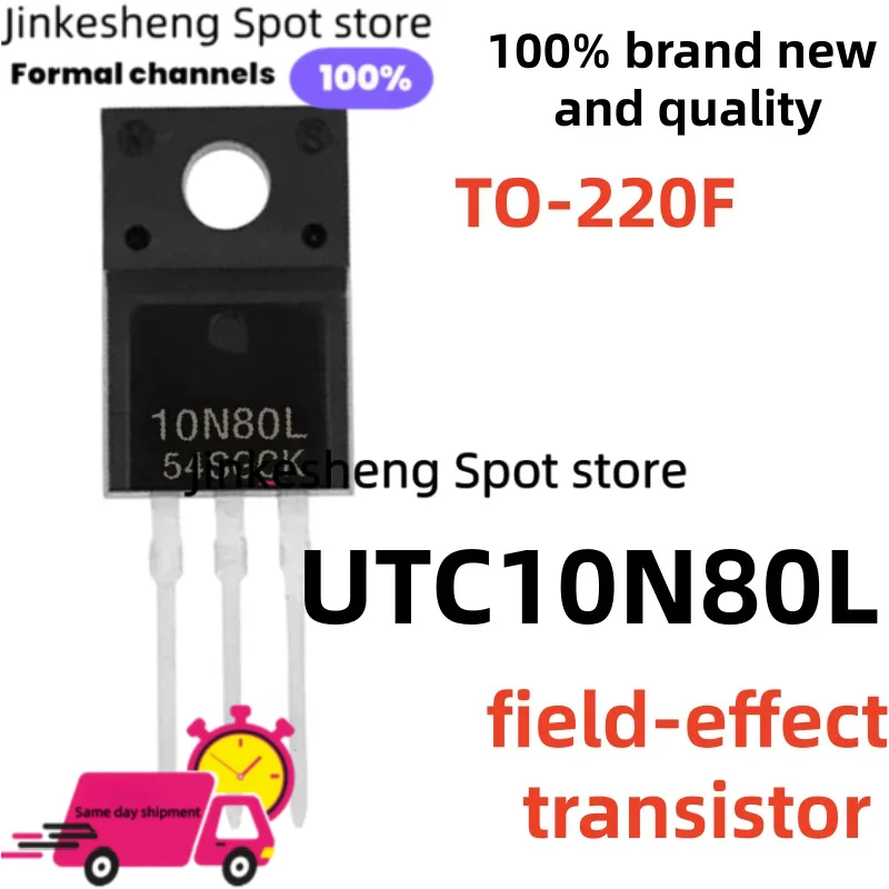 100% new 10-20Uds UTC10N80L UTC10N60L UTC8N65L 10N60L TO-220F UTC12N80L UTC4N60L 12N80L 10N80L field-effect N-channel
