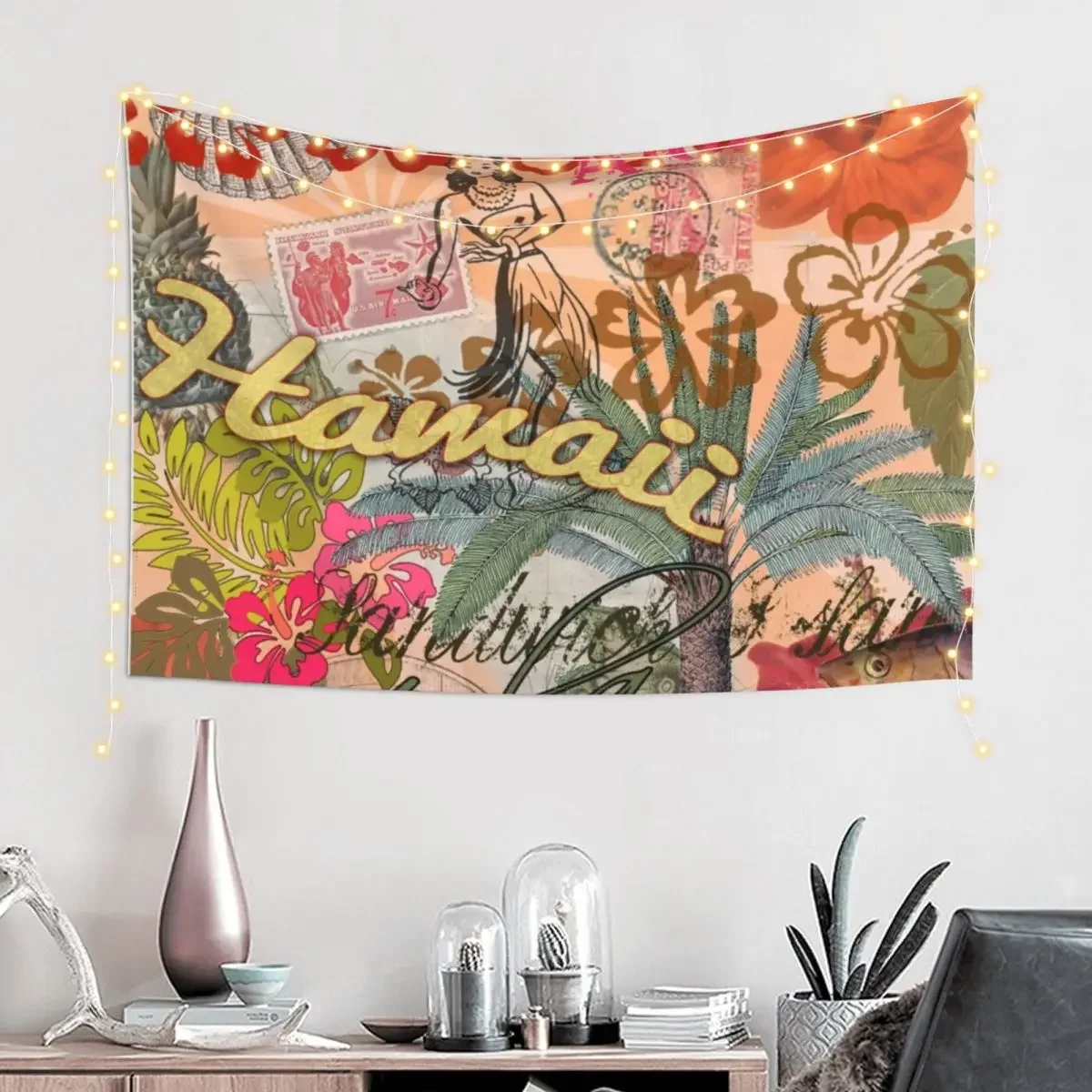 Messages of Inspiration Collage Tapestry Wall Hangings Decoration For Bedroom Room Decor Tapestry