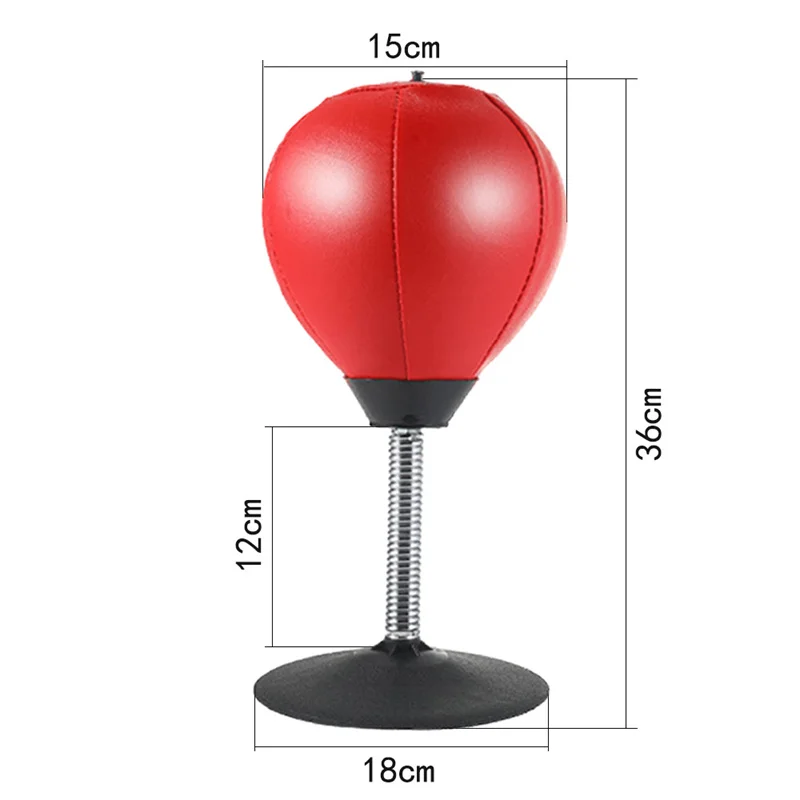 Children's Adult Sports Toys Desktop Boxing Practice Ball Sucker Reaction Speed Ball Fight Reaction Target Avoid Training Target