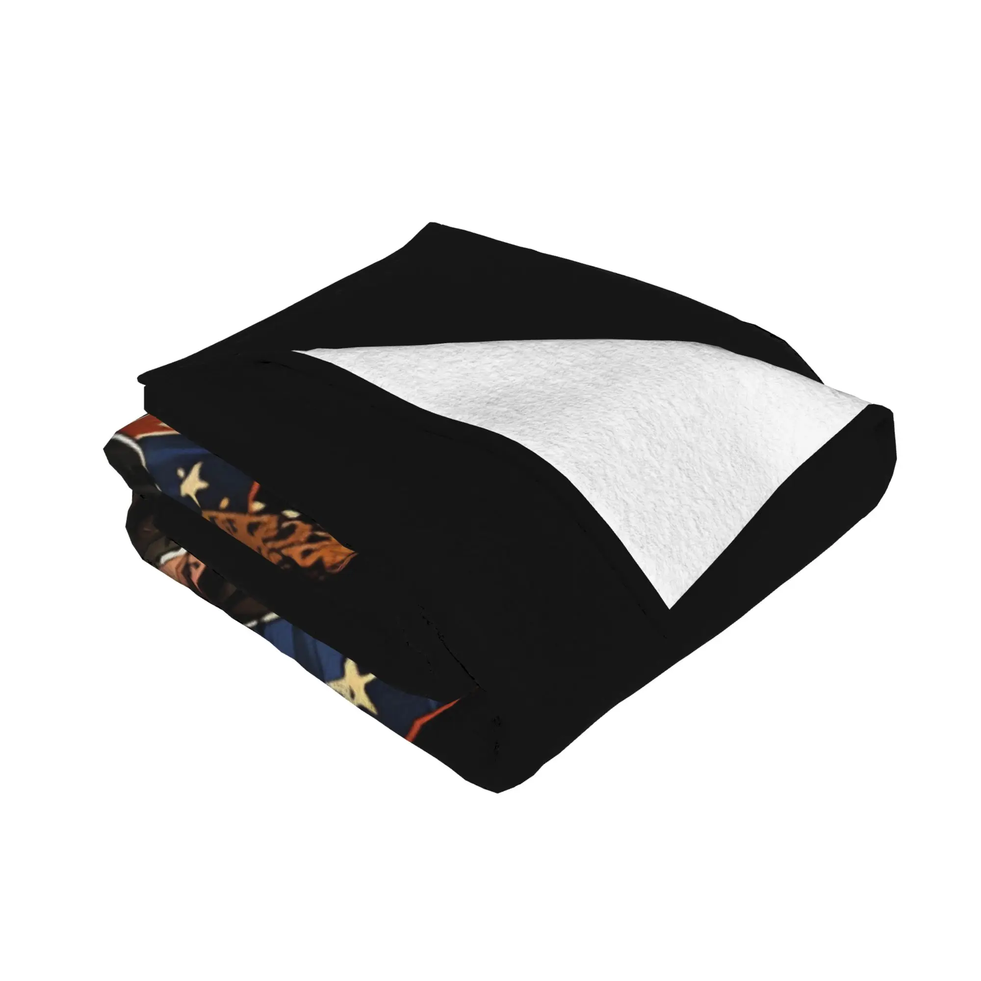 1PC Jeff Beck black graphic Jeff Beck home room decorations Winter Blankets for Adults Bedding Home Interior Sofa Knee