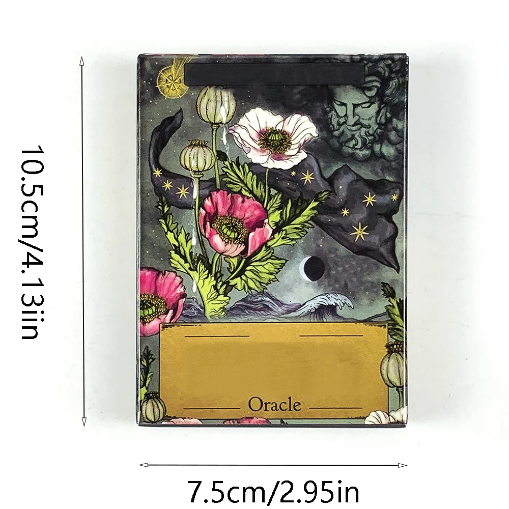 Oracle Deck A 55 Cards Family Gathering Divination Board Playing Game,Vibrant Illustrations, Great For Meditation & Party Games - view 6