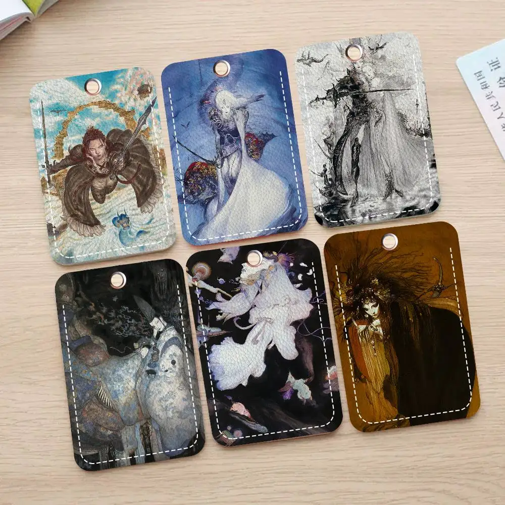 

Брелок-карточка Y-Yoshitaka Amano с аниме-дизайном, модный кулон для сумки, чехол для ID-карты, проездного, милый подарок на день рождения для взрослых