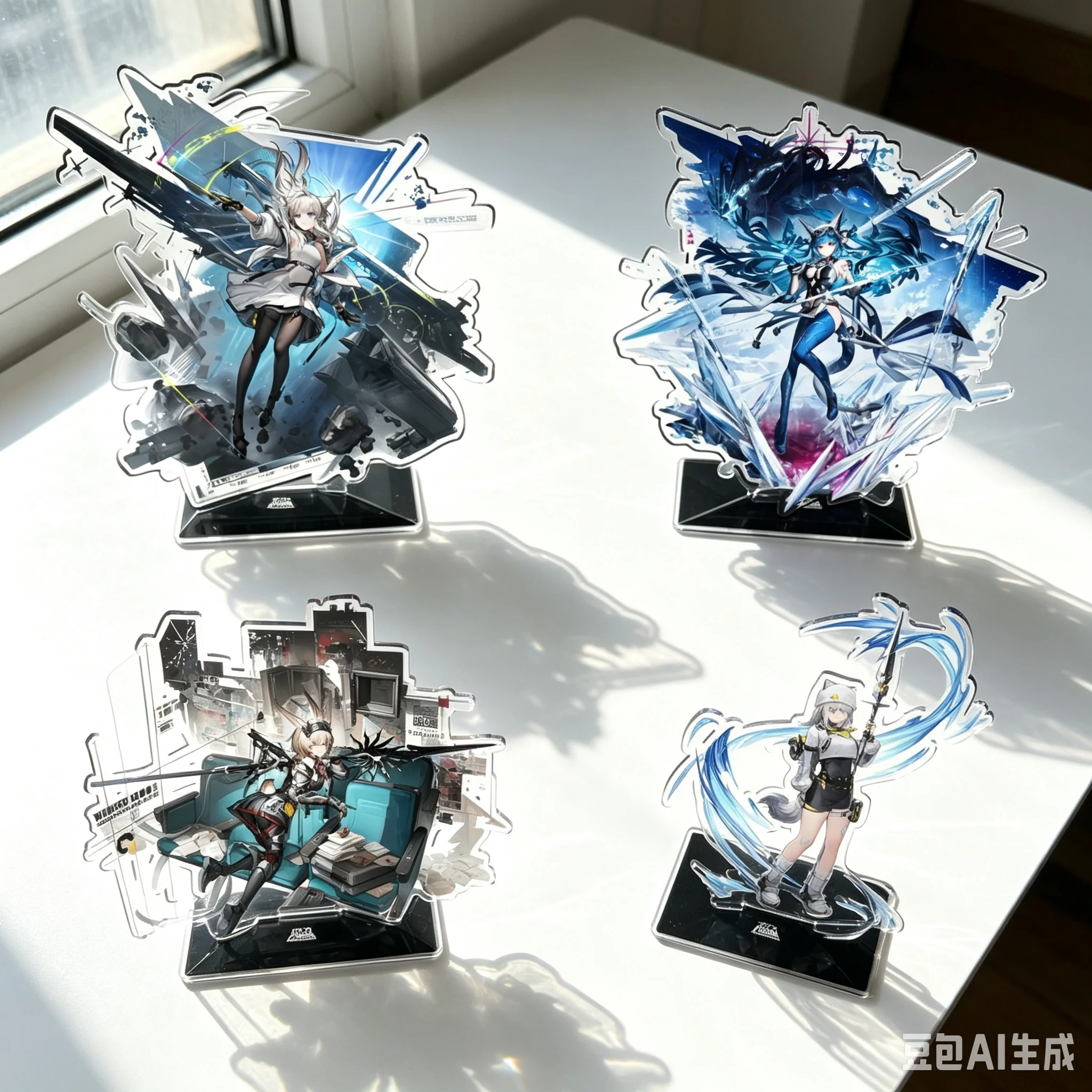 15CM Game Arknights Acrylic Standing Sign Board Bedroom Decoration Animation Peripheral Festivals Gifts Keychains