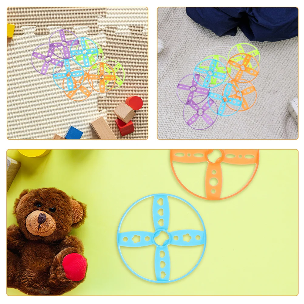 24pcs Flying Disc Supplement Set Plastic Outdoor Discs For Kids Beach Tossing Game Backyard Party Summer Activities Outdoor