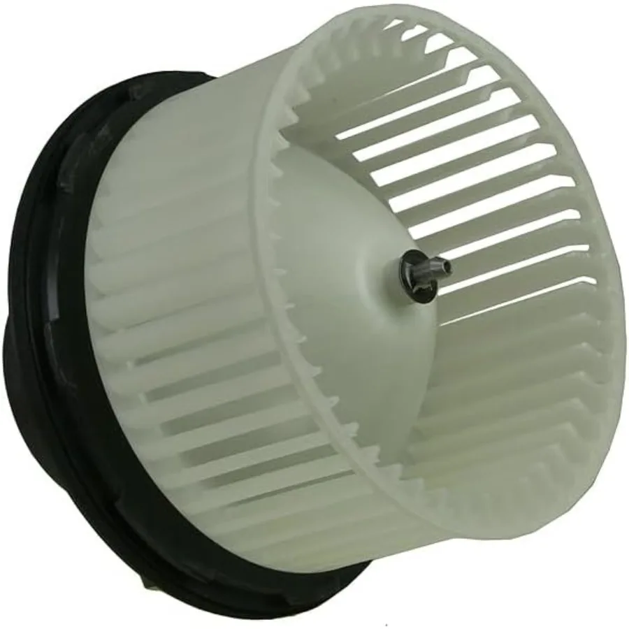 

Двигатель вентилятора переменного тока обогревателя TRQ с клеткой для вентилятора для Silverado Sierra Avalanche Yukon Hummer H2, черный, прочный, пластиковый дизайн, высокая эффективность