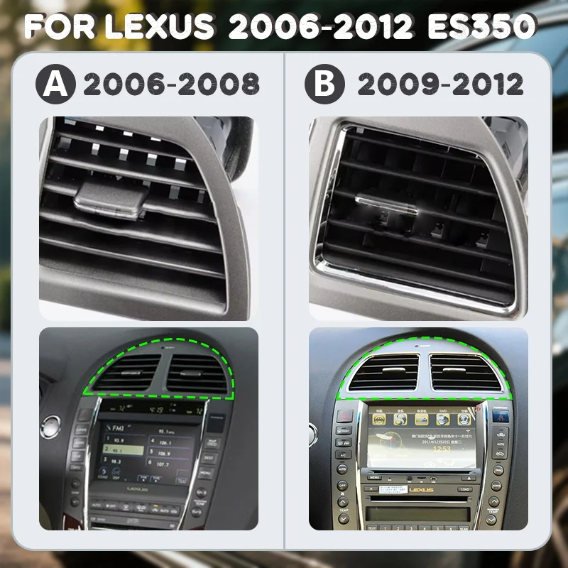 Ventilation Air Kit Car Conditioning Interior AC Accessories Grille Outlet AIR VENT For lexus 2006-2018 2009-2012 ES350 Assembly