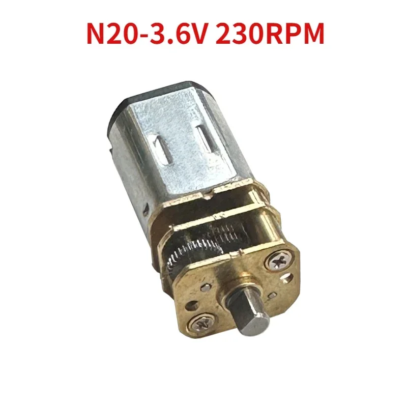 N20-3.6V-230RPM High Torque Metal Gear DC Motor Slow Speed Micro Gearbox Reducer Electric Motor for DIY Electric Screwdriver