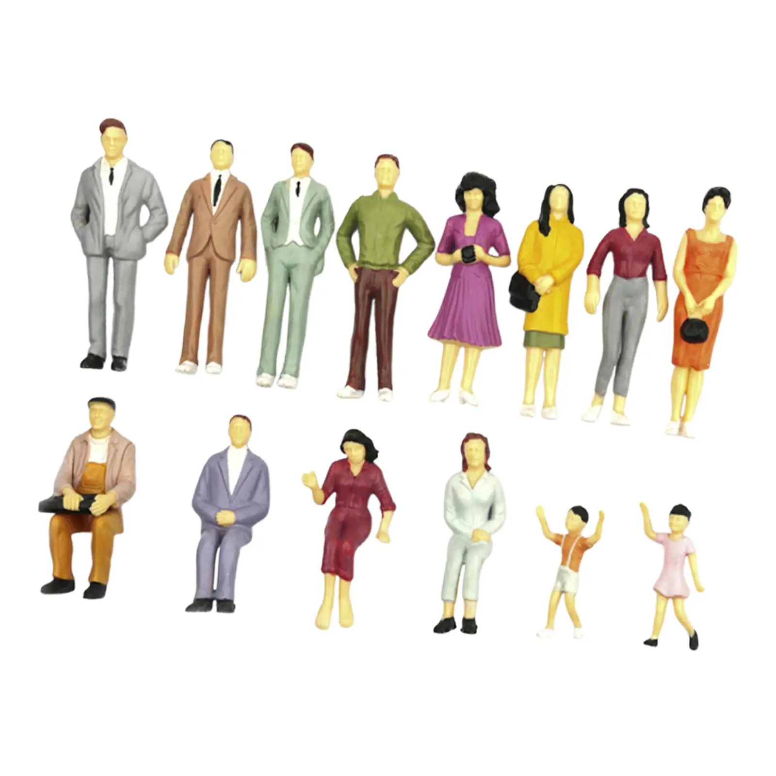 1/25 Miniature Figures Decorative,Collectibles Photography Props DIY Projects Tiny Diorama Miniature Scene Figurines Mini Models