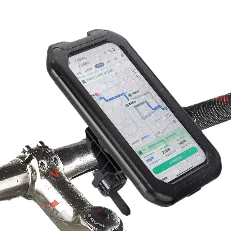 

Waterproof Motorcycle Bicycle Phone Holder 360° Rotating Adjustable GPS Stand Outdoor Riding Navigation Holder