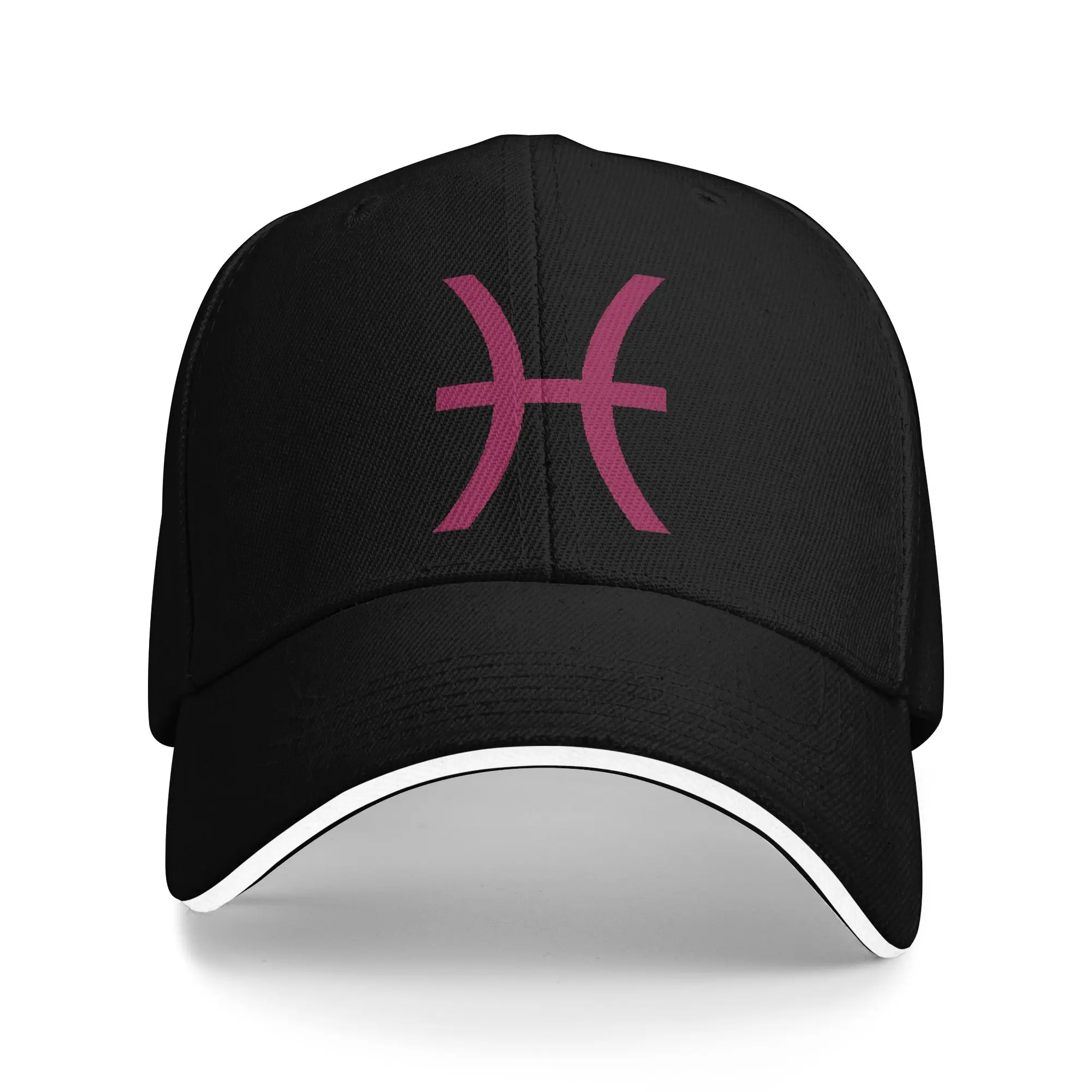 pisces fuchsia sign meenah feferi peixes Homestucks Outfits Men Women Baseball Cap  Trucker Hat Casual Headwear Snapback Cap