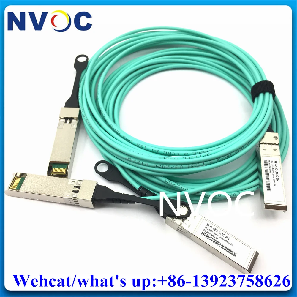 10G AOC 1M Cable, SFP+ Cable-10GBASE Active Optical SFP ,1-100M,for Cisco,Huawei,MikroTik,HP,Intel,Dell Fiber Switch