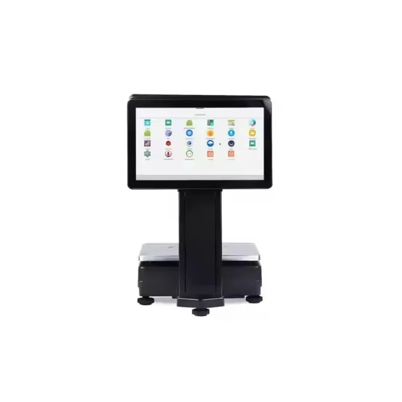 Dual Touchscreen PC Label Printing Computing Scale WIFI Bluetooth Cash Register Scale AI Label Counting Scale 30kg 10g 5g 2g 1g