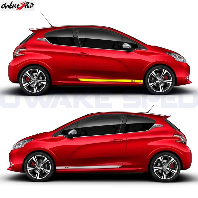 Les Meilleurs Accessoires 208 GTI Découvrez les Stickers de Carrosserie pour Votre Peugeot 208 GTI