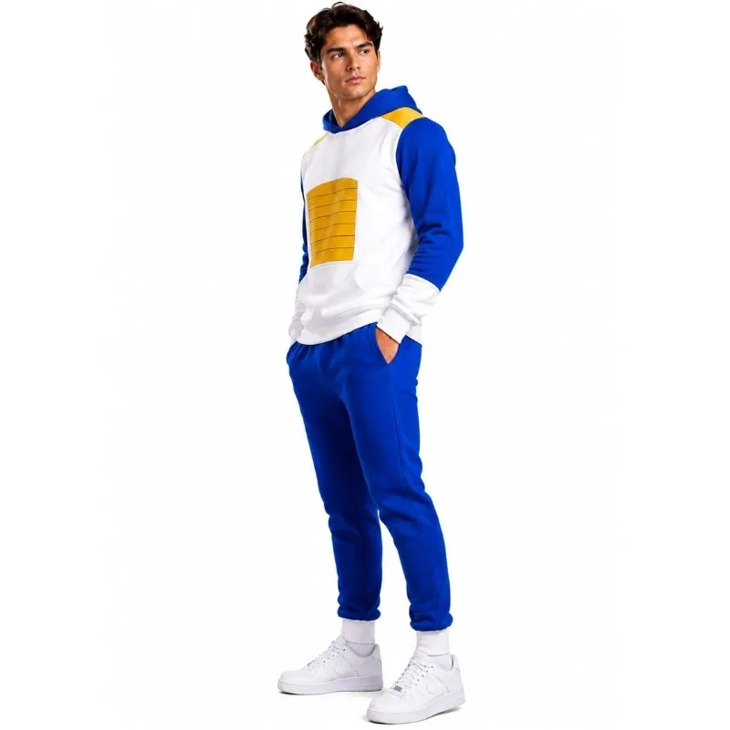 Trendy New Anime Cosplay Costumes, Cosplay, Parent Child Running Sportswear, Lightweight Autumn Fleece Pocket Hoodie